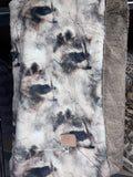Throw shadow raccoon on seal/ mocha cypress