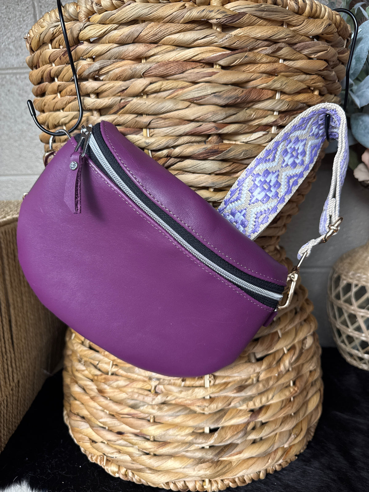 Bum bag purple