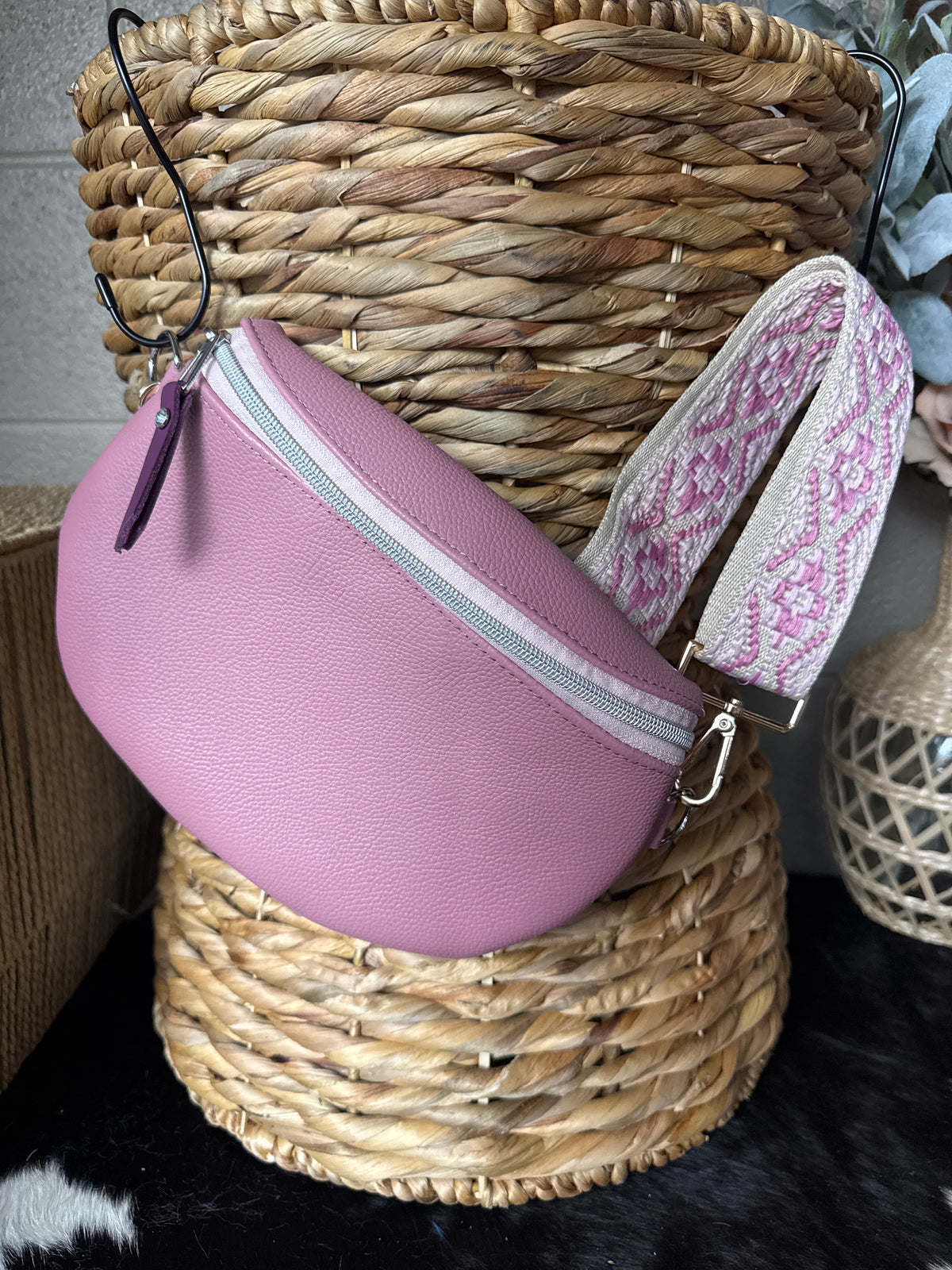 Bum bag dusty pink