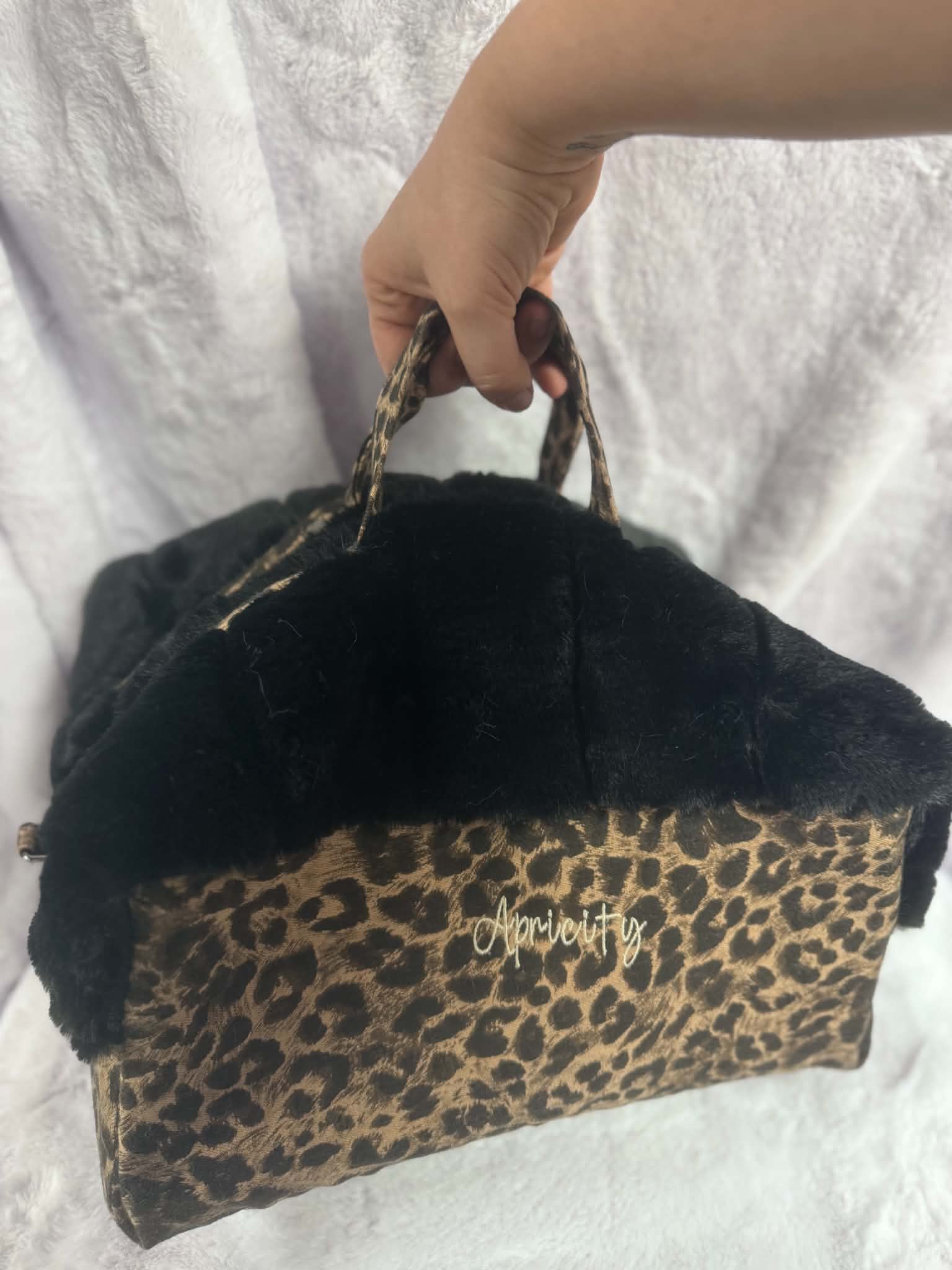 Up-cycled big boxy Cheetah