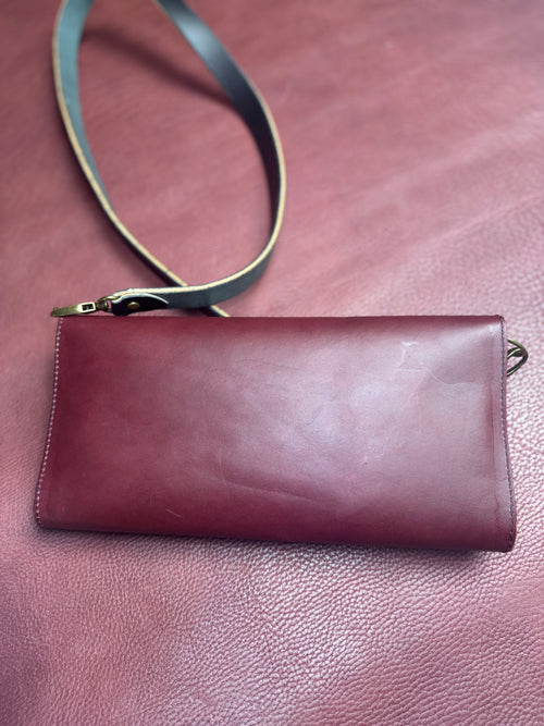 Burgundy Clutch