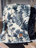 Ferns and Leaves on Siberian / Black Poppy