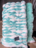 Mint/ mint stripe Lush Cloud