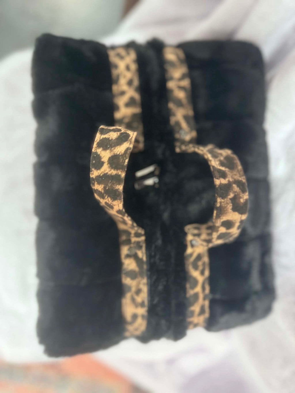 Up-cycled big boxy Cheetah