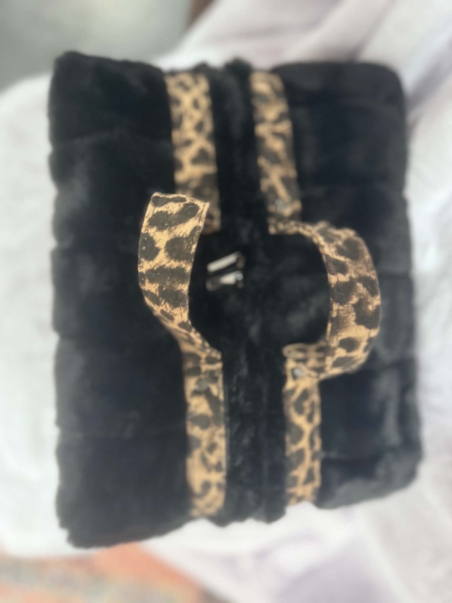 Up-cycled big boxy Cheetah